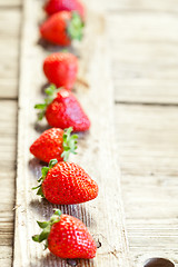 Image showing fresh strawberries