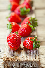 Image showing fresh strawberries 