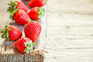 Image showing fresh strawberries 