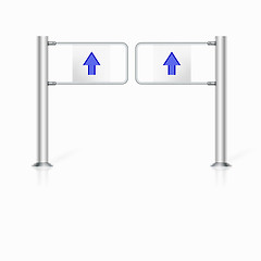 Image showing Illustration of turnstile