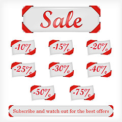 Image showing Illustration of sale offers