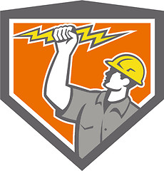 Image showing Electrician Wield Lightning Bolt Side Crest