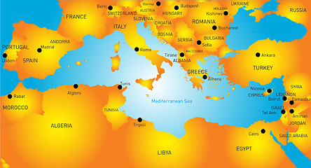 Image showing Mediterranean region