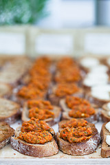 Image showing Bruschetta appetizers