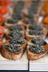 Image showing Bruschetta appetizers