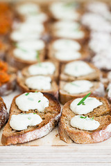 Image showing Bruschetta appetizers