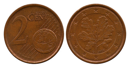 Image showing two cents, United Europe, Germany, 2002