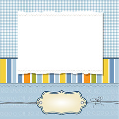 Image showing Cool template frame design for greeting card