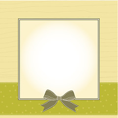 Image showing Template frame design for greeting card