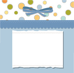 Image showing Cool template frame design for greeting card