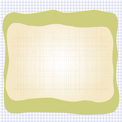 Image showing Template frame design for greeting card