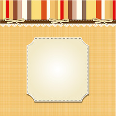 Image showing Cool template frame design for greeting card