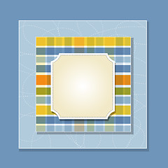 Image showing Cool template frame design for greeting card