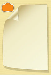 Image showing Template design for greeting card