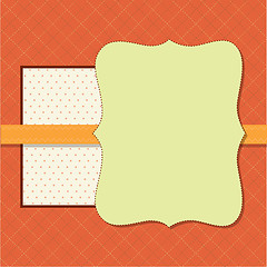 Image showing Cool template frame design for greeting card