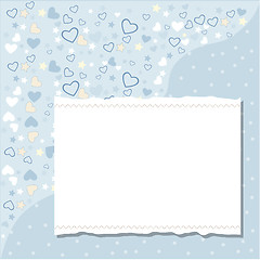 Image showing Cool template frame design for greeting card