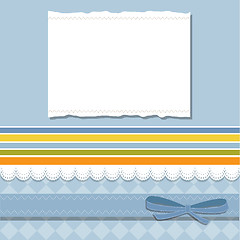 Image showing Cool template frame design for greeting card