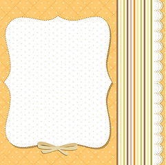 Image showing Cool template frame design for greeting card