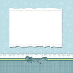 Image showing Cool template frame design for greeting card