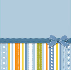 Image showing Template design for greeting card