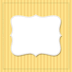 Image showing Cool template frame design for greeting card