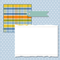 Image showing Cool template frame design for greeting card