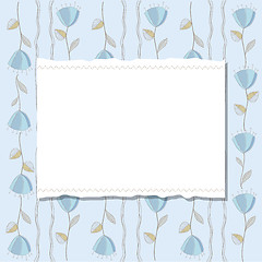 Image showing Cool template frame design for greeting card