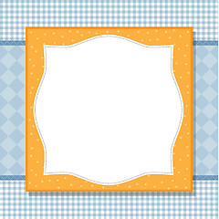 Image showing Cool template frame design for greeting card