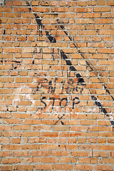 Image showing old brick wall texture