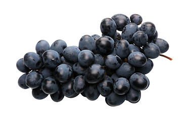 Image showing Black grapes 