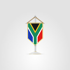 Image showing Illustration of national symbols of African countries. Republic of South Africa.