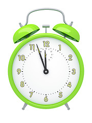 Image showing green alarm clock