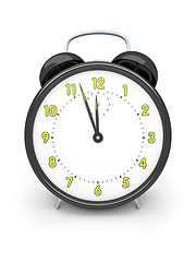 Image showing black alarm clock