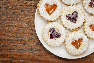 Image showing heart biscuit cookies