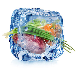 Image showing Frozen vegetables