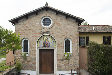 Image showing Italian Country Church near Zagonara in Italy