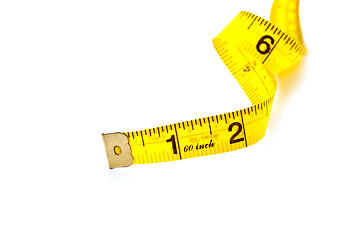 Image showing yellow measuring tape 