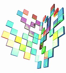 Image showing Square frame background - Design Concept 
