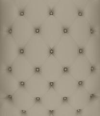 Image showing Sepia picture of genuine softly gray fabric upholstery 