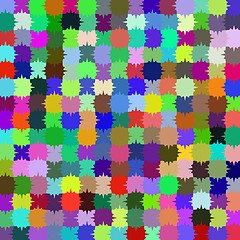 Image showing Colorfull pazzle background 