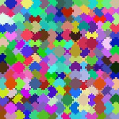 Image showing Colorfull pazzle background 