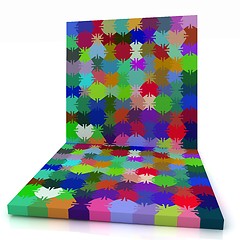 Image showing Many-colored puzzle pattern