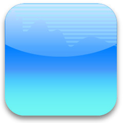 Image showing Airwaves blue icon 