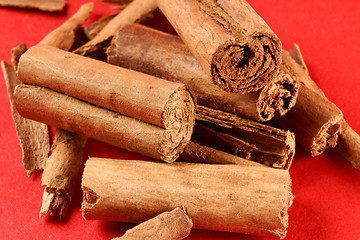 Image showing Cinnamon sticks