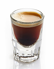 Image showing Espresso coffee glass