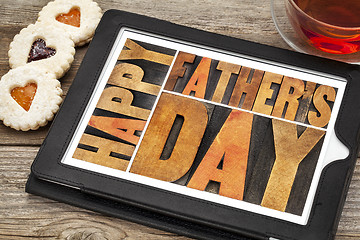 Image showing happy father day