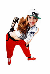 Image showing Pretty hip hop girl.