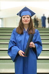 Image showing Smiling graduation woman