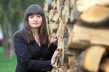 Image showing Business woman close up