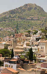 Image showing landscape view taormina sicily